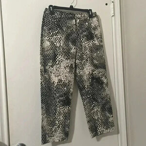 Womyn Snakeskin Leopard Polka Dot Pants Size 4